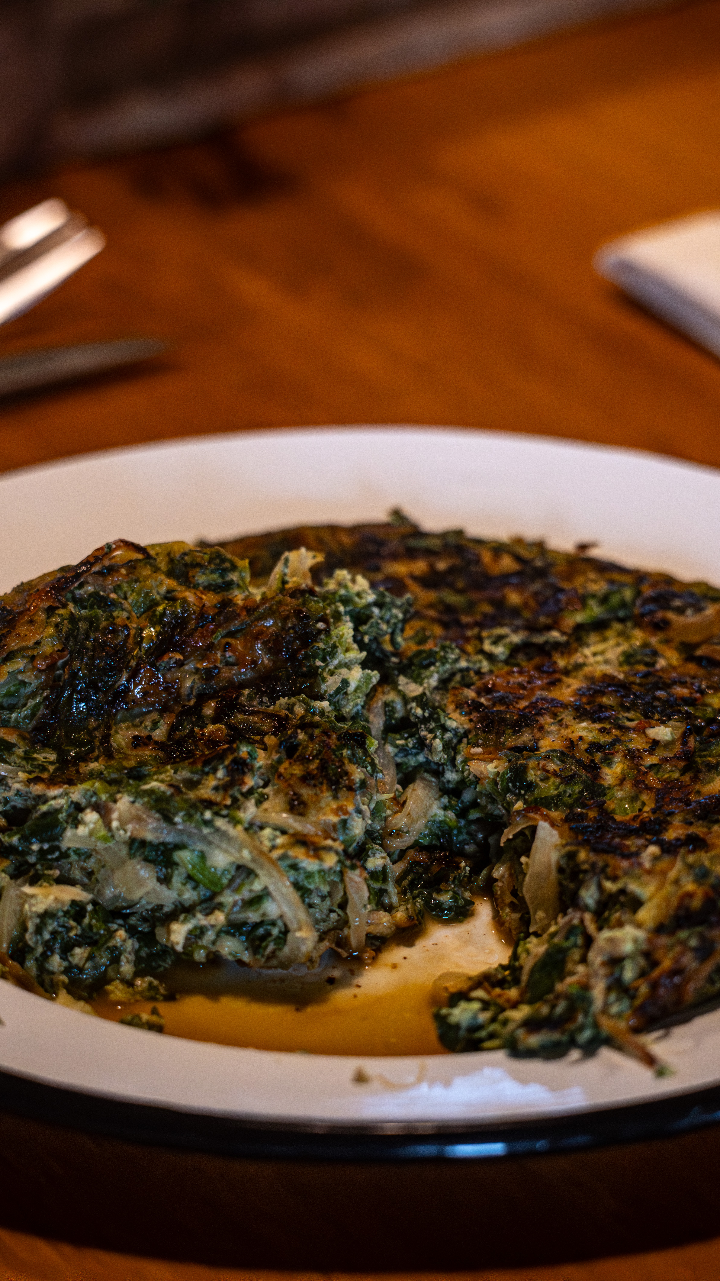 Tortilla de espinaca - Imagen 4